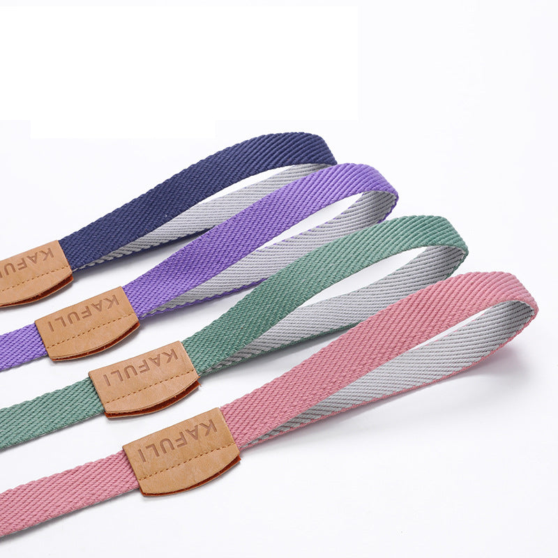 Correa para Perros y Gatos – Nylon Resistente | 4 Colores | 3 Anchos