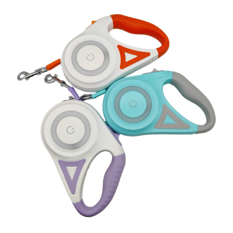 Correa Retráctil con Luz LED para Perros – 3m y 5m