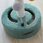 Columna Rascadora Multifuncional para Gatos – Juguete Interactivo con Poste